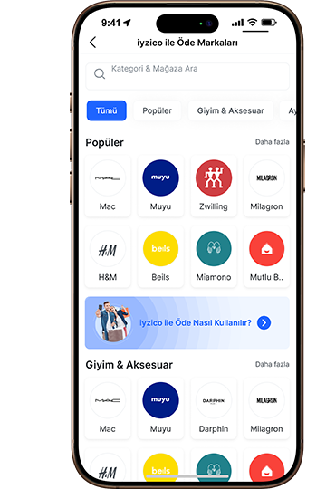 iyzico Geçerli Markalar