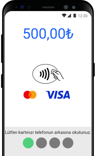 iyzico tback of your mobile device image