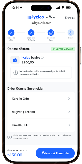 iyzico Bakiye ile Ödeme image