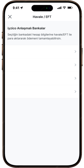 iyzico Korumalı Havale/EFT ile Ödeme image