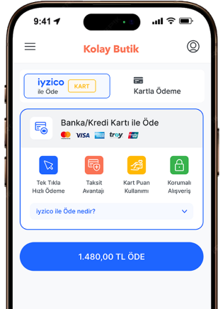 iyzico ödeme ekranı